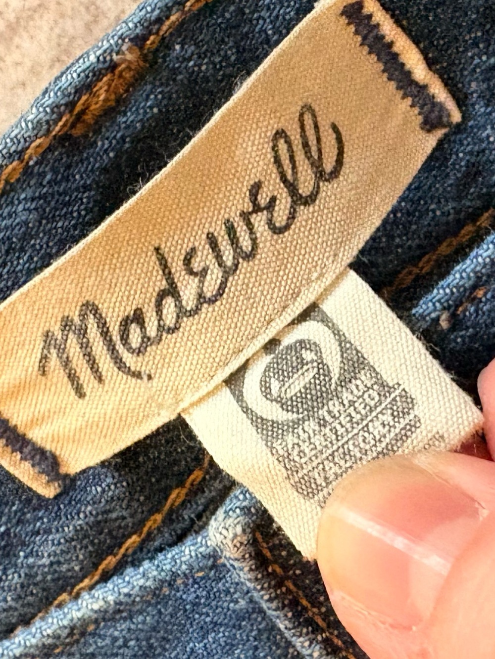 Madewell The Perfect Vintage Straight Jean in Greenhaven Wash, Seamed Version - Picture 8 of 9